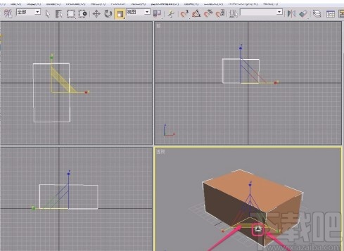 3D Studio Max缩放长方体的方法