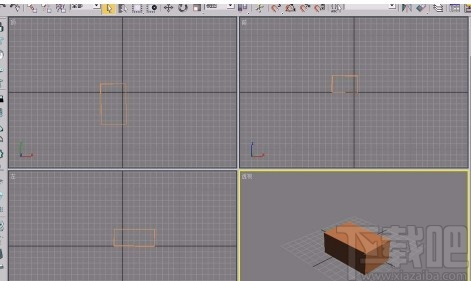 3D Studio Max缩放长方体的方法