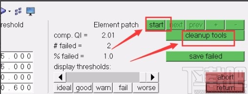 hypermesh检查网格质量的方法