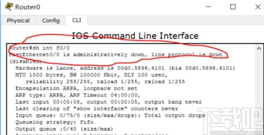 packet tracer查看激活端口的方法