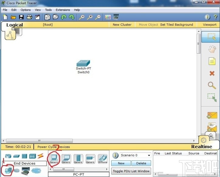 packet tracer的使用方法