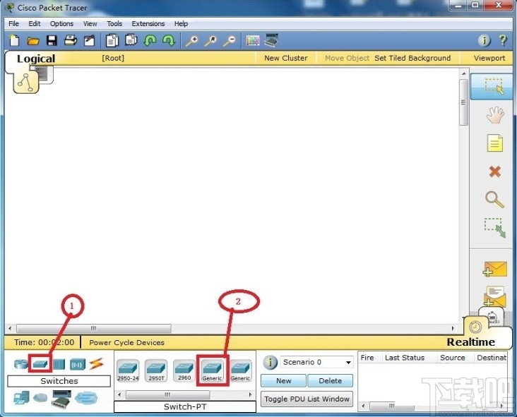 packet tracer的使用方法