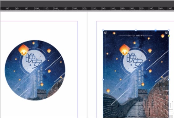 Adobe InDesign制作图片蒙版的方法