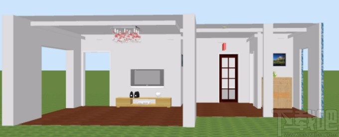 sweet home 3d生成彩色立面图的方法