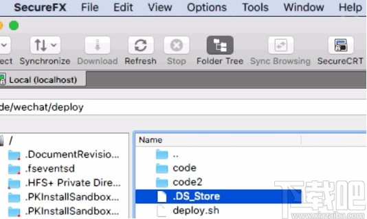 securefx查看被隐藏文件的方法