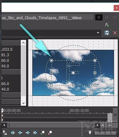 Sony Vegas裁剪视频画面的方法