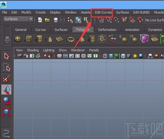 maya在线上添加点的方法