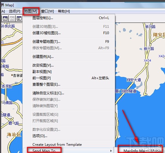 mapinfo分割地图的方法