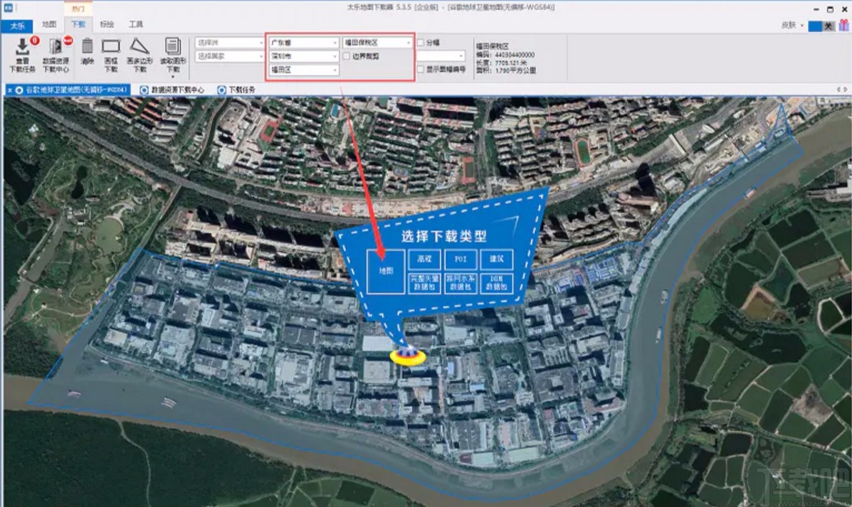太乐地图下载地图的方法