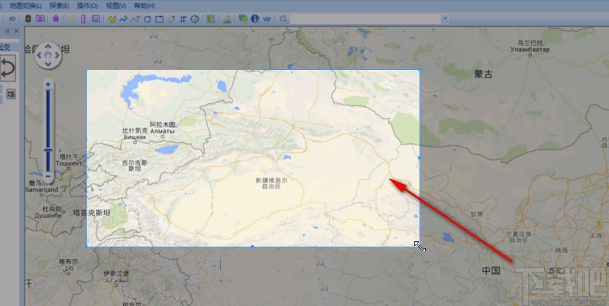 omap奥维地图截图的操作方法