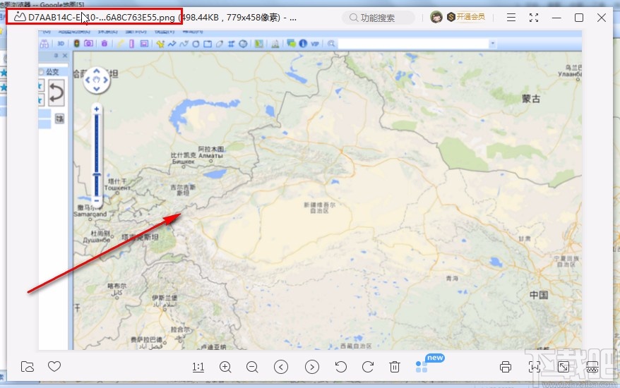 omap奥维地图截图的操作方法
