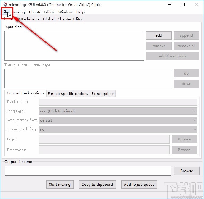mkvmerge gui设置中文的方法
