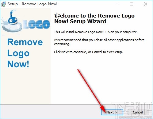 remove logo now设置中文的方法