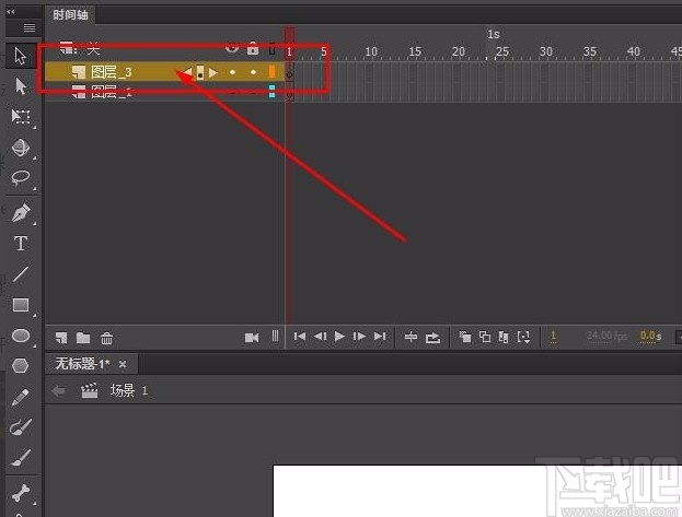 Adobe Animate CC创建使用引导层动画的方法