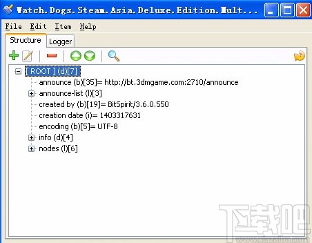 bencode editor修改BT种子名称的方法