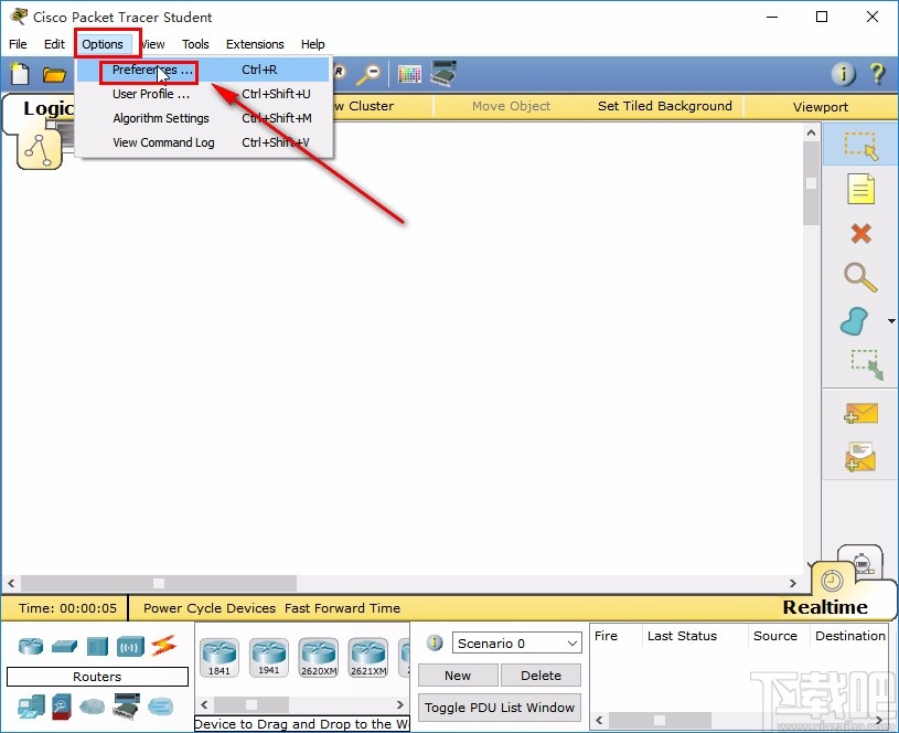 packet tracer汉化操作方法
