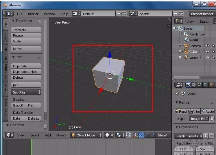 blender隐藏网格的方法