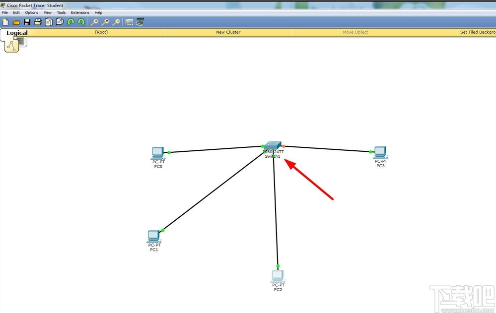 cisco packet tracer显示端口名称的方法