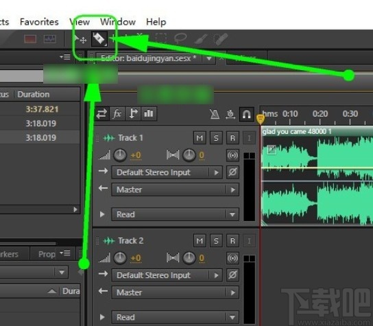 adobe audition剪切音频的方法