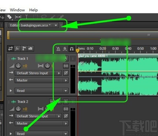 adobe audition剪切音频的方法