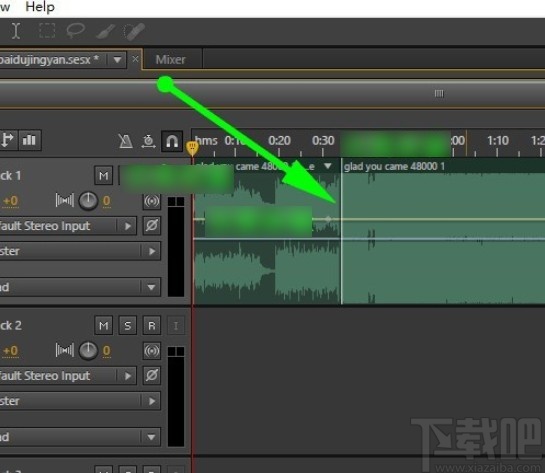 adobe audition剪切音频的方法