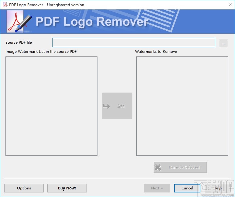 PDF Logo Remover去除PDF文件水印的方法