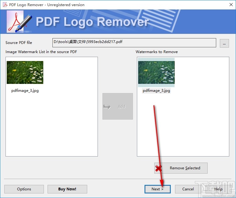 PDF Logo Remover去除PDF文件水印的方法