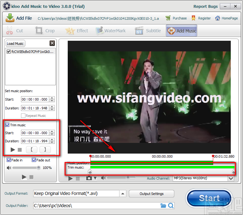 idoo Add Music to Video为视频添加音乐的方法