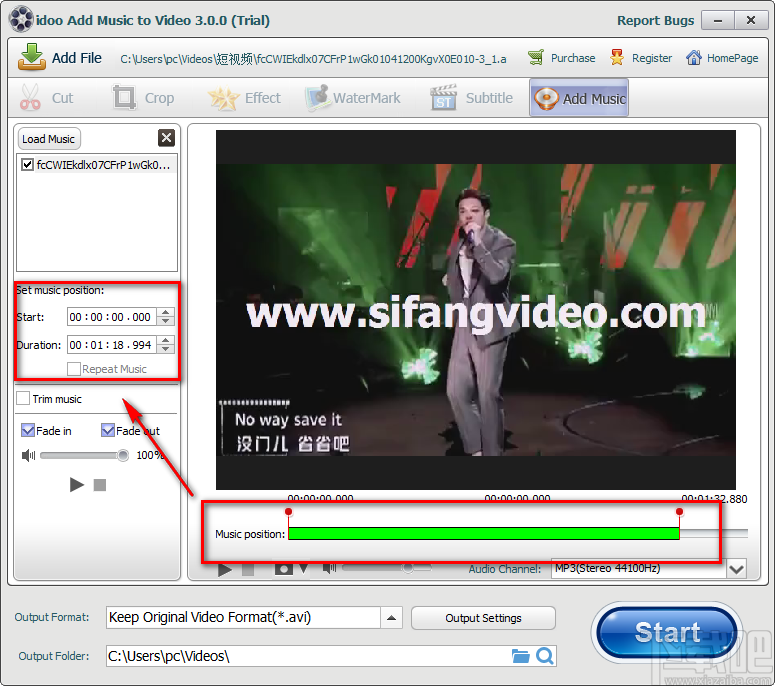 idoo Add Music to Video为视频添加音乐的方法