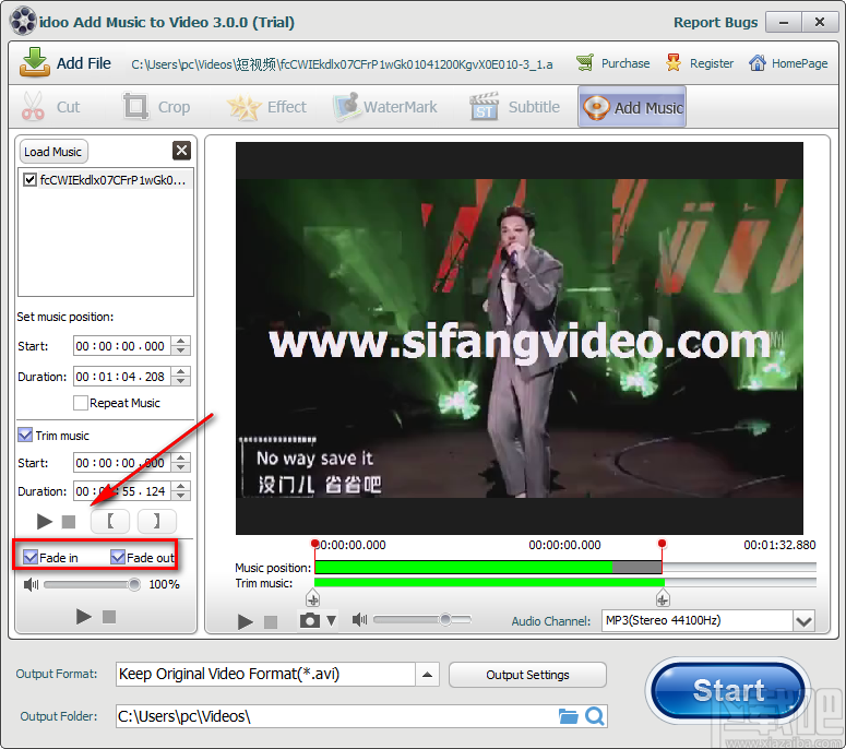 idoo Add Music to Video为视频添加音乐的方法