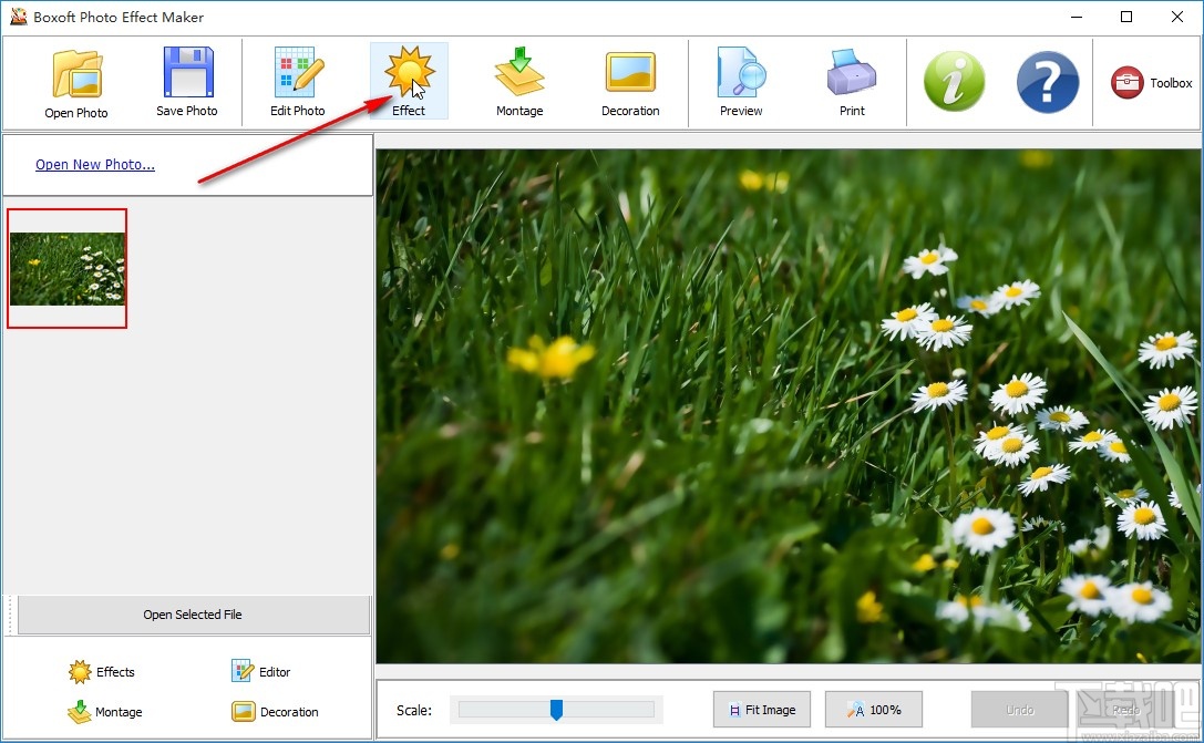 Boxoft Photo Effect Maker给图片添加滤镜的方法