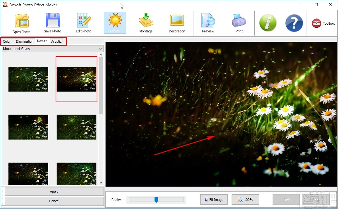 Boxoft Photo Effect Maker给图片添加滤镜的方法