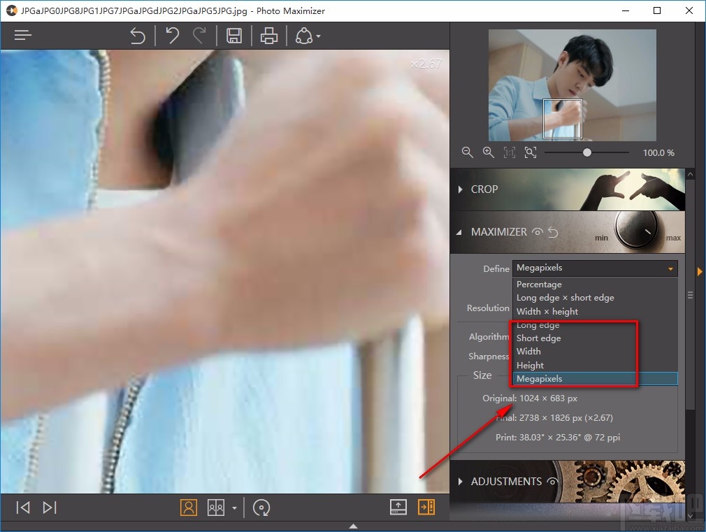 Fotophire Photo Maximize放大图片的方法