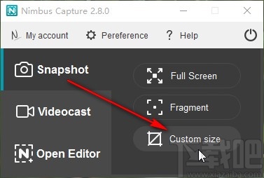 Nimbus Capture在截图中添加文字的方法
