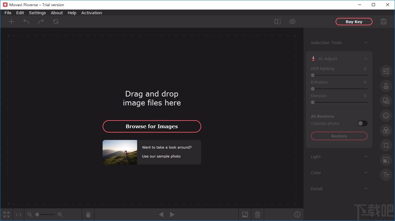 Movavi Picverse调整图片对比度的方法