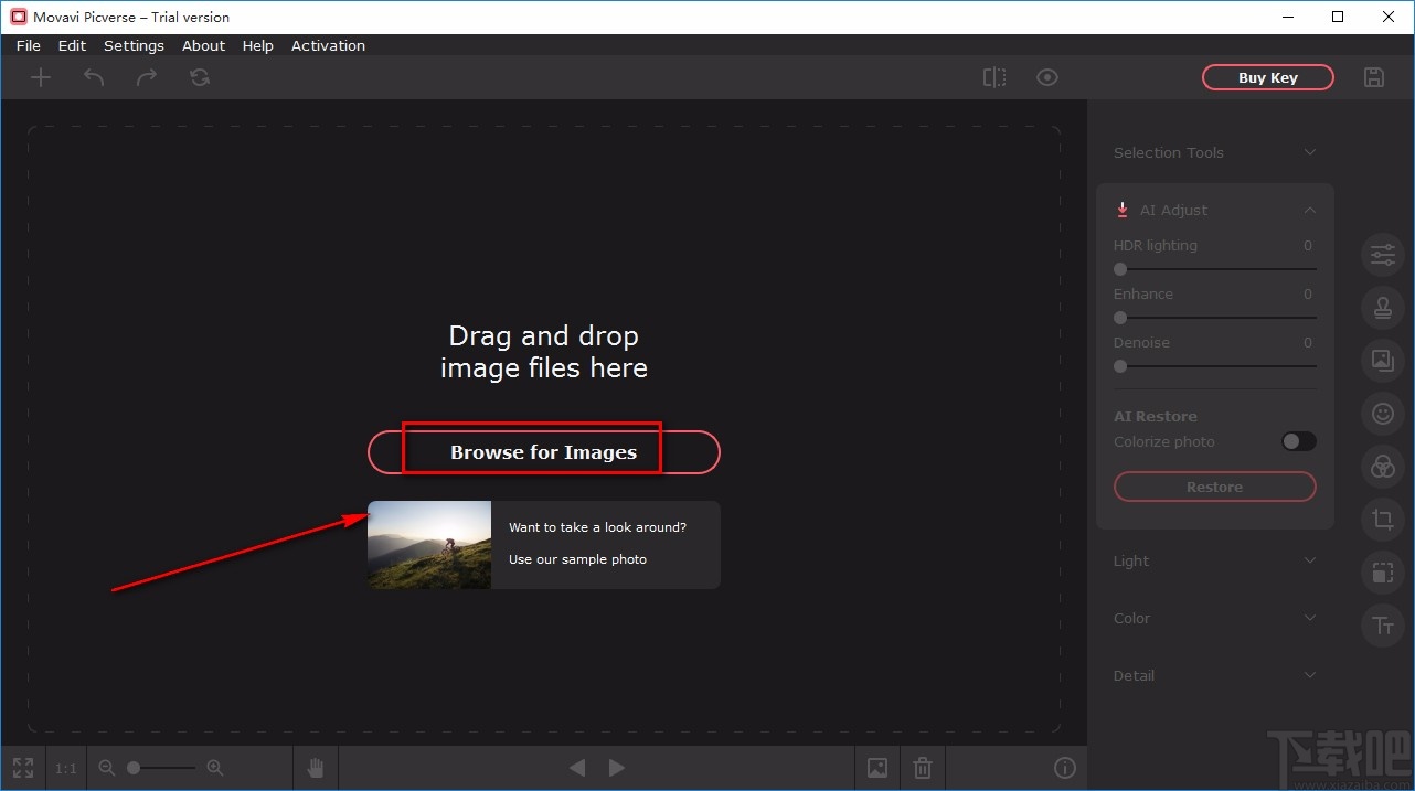 Movavi Picverse调整图片对比度的方法
