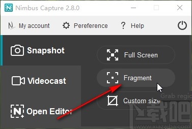 Nimbus Capture截取屏幕图片的操作方法