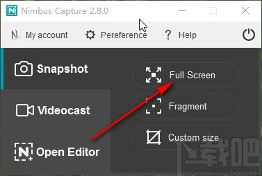 Nimbus Capture截取屏幕图片的操作方法