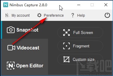 Nimbus Capture设置截图保存格式的方法