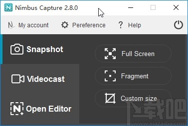 Nimbus Capture设置截图保存格式的方法