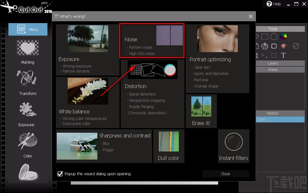 Franzis CutOut Pro给图片降噪的方法