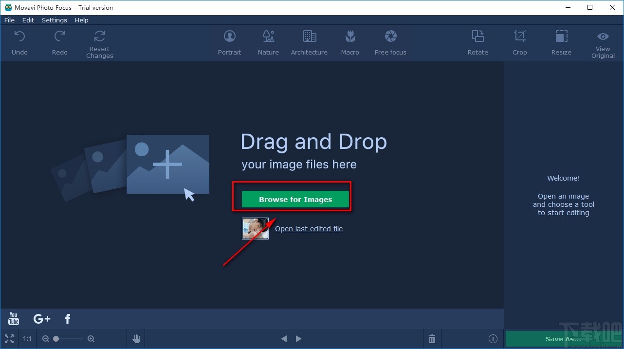 Movavi Photo Focus调整图片饱和度的方法