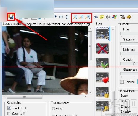 perfecticon调图标大小的操作方法