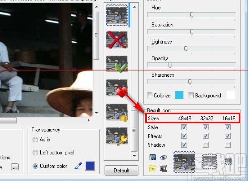 perfecticon调图标大小的操作方法