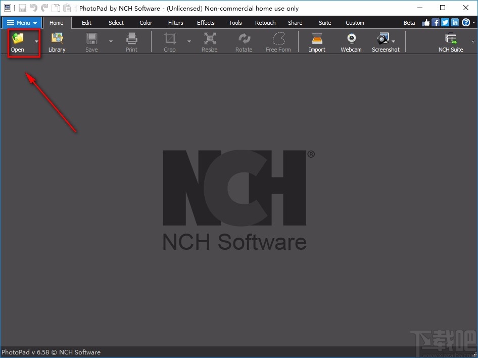 PhotoPad Image Editor调整图片对比度的方法