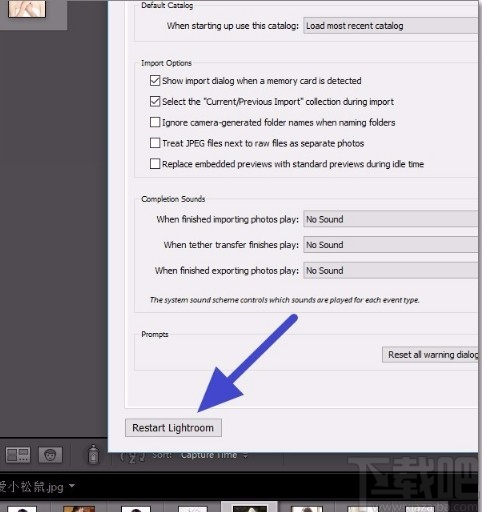 Adobe Lightroom设置中文的方法