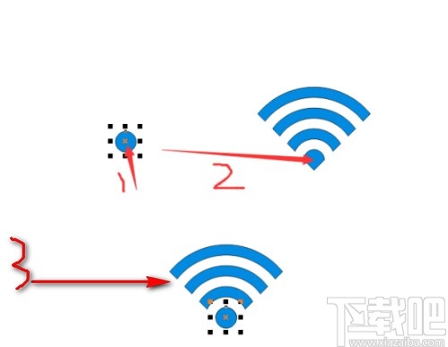 coreldraw2020画wifi标志的方法