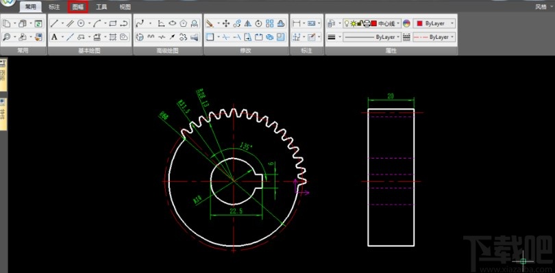 caxa设置图幅及绘图比例的方法步骤