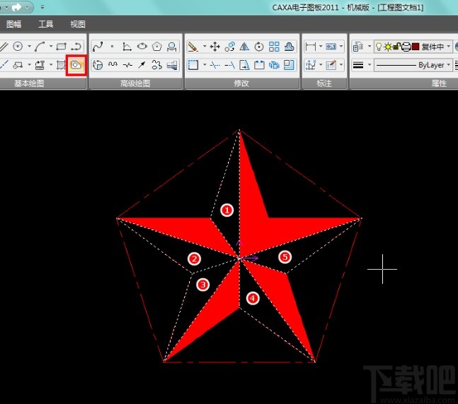 caxa绘制立体图形的操作方法