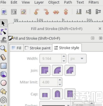 inkscape设置图形背景颜色的方法